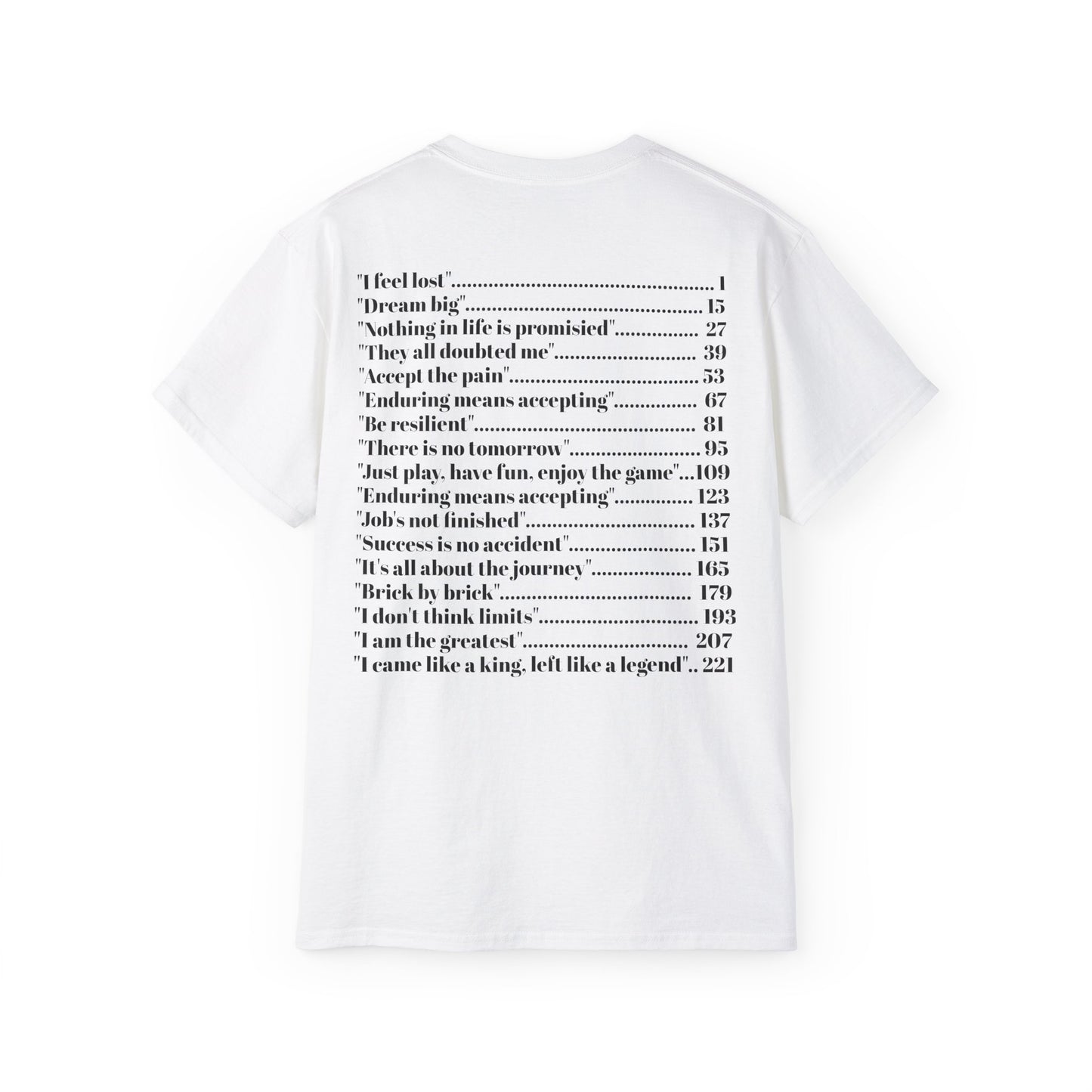 T-shirt - 'Journey of Resilience'