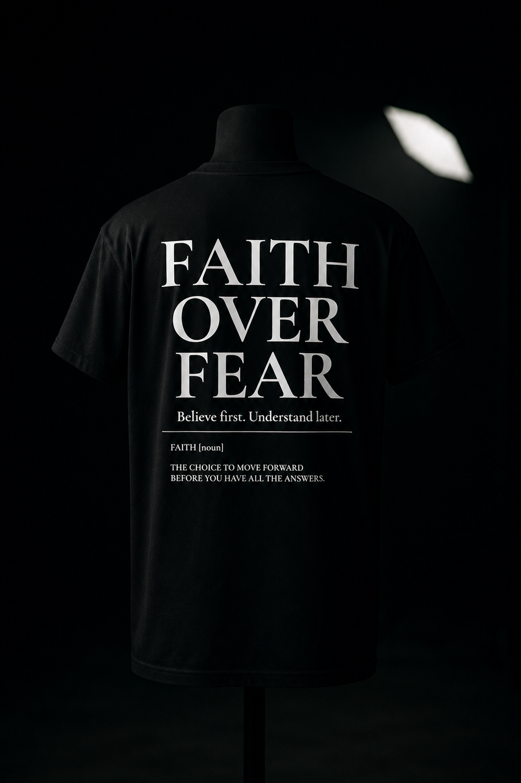 T-shirt - 'Faith Over Fear'