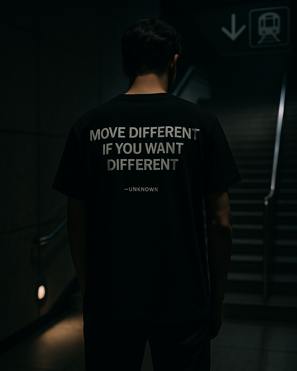 T-shirt - 'MOVE DIFFERENT'
